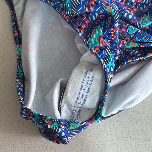 Women's Tummy-Control Shirred-Bodice One-Piece 16 - Picture 5 of 14